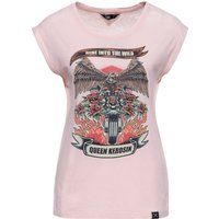 Biker-T-Shirt mit Adler-Grafik