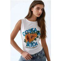 Tanktop mit Costa-Rica-Papaya-Grafik