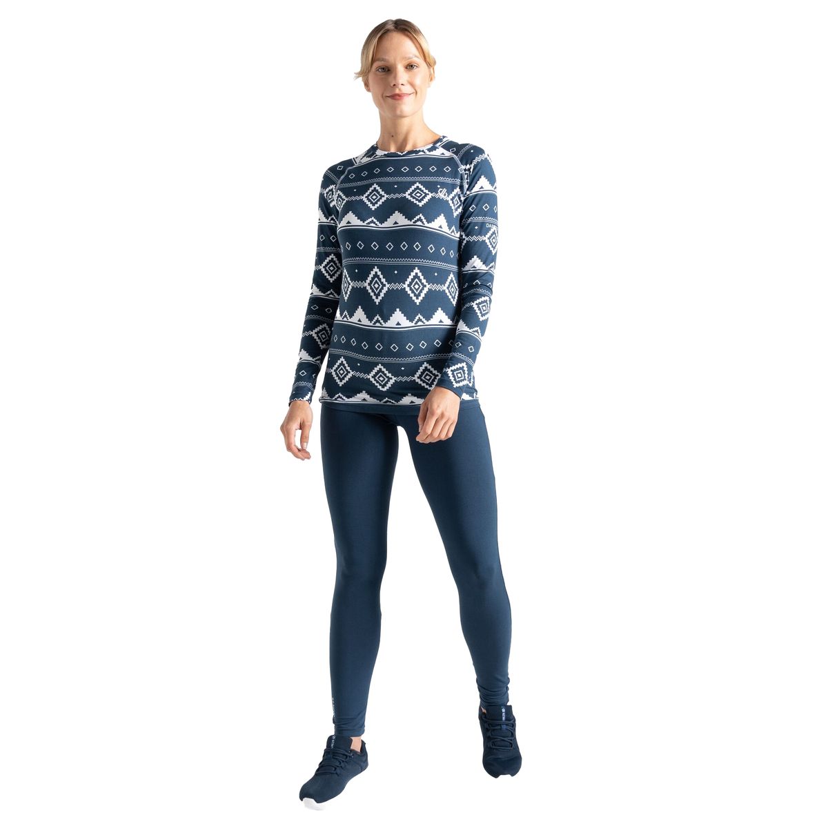Thermisches Fair-Isle-Basisschicht-Set