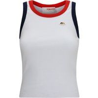Geripptes Tanktop mit Angels-Patch