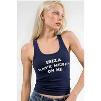 Geripptes Ibiza Have Mercy Tanktop