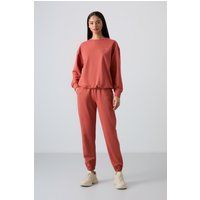 Oversized Sweatshirt und Jogginghosen-Set