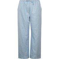 Unisex Gestreifte Baumwoll-Loungehose