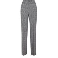 Gerade Hose mit Glencheck-Muster