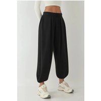 Plissierte Salwar-Hose mit Modal-Griff