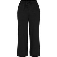 Strukturierte Culottes mit weitem Bein