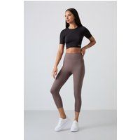 Hochtaillierte Capri-Sport-Leggings
