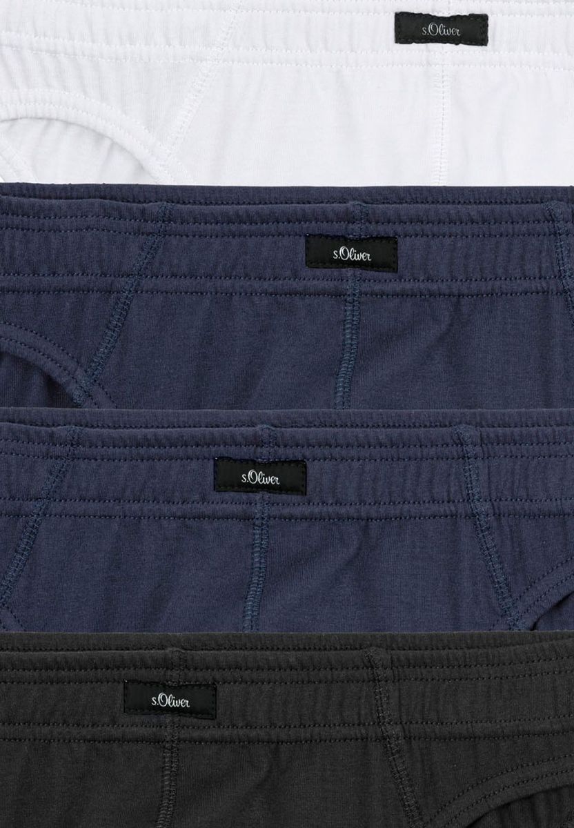 Herren Baumwoll-Slips Multipack Uni