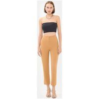 Elegante Hochtaillierte Zigarettenhose