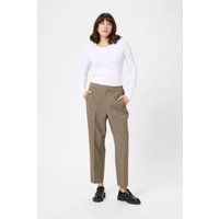 Klassische karierte Hose mit geradem Bein