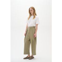 Bundfaltenhose mit Hoher Taille
