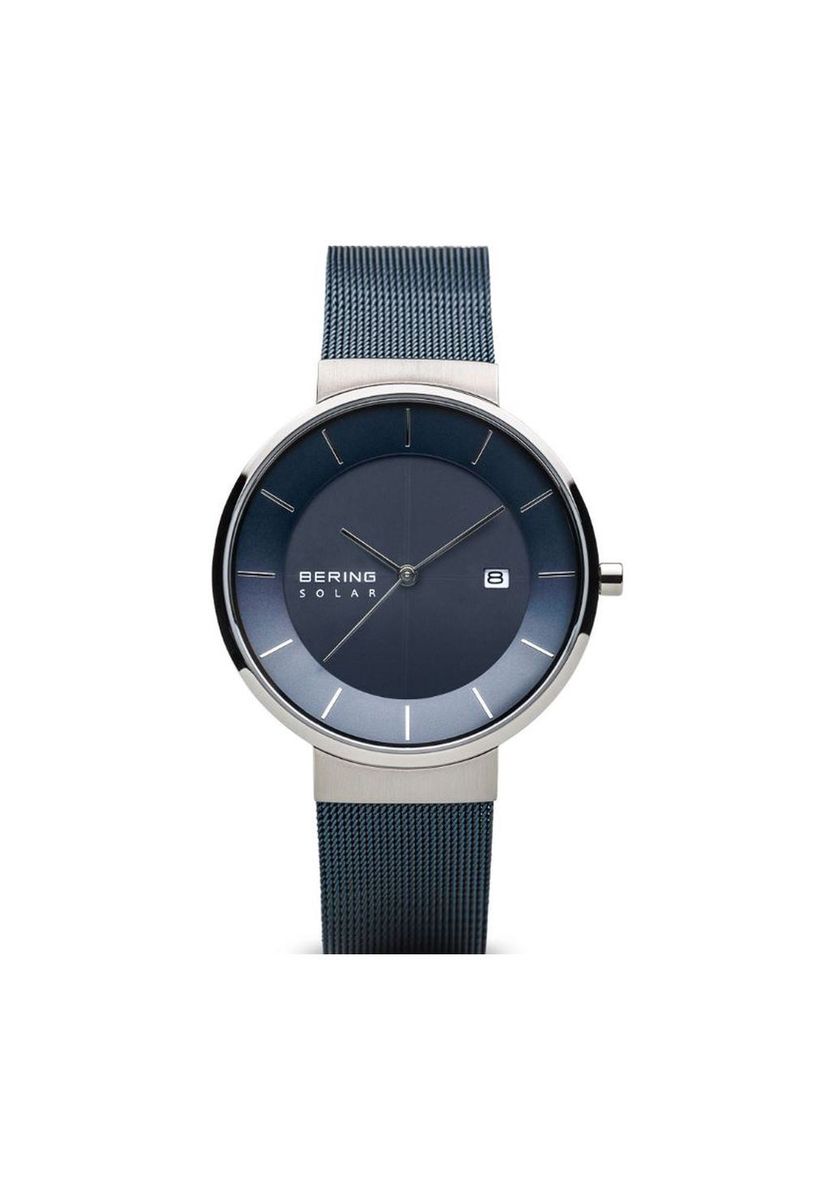 Elegante schlanke Solar-betriebene Uhr