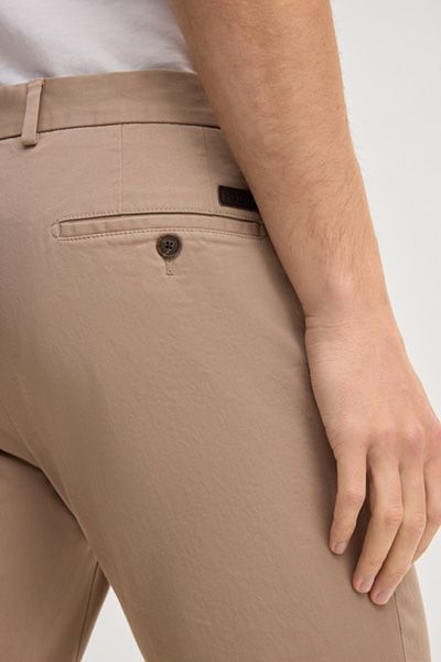 Mavi Hank Beige Baumwoll-Stretch Chino Hose Moderner Slim Fit