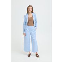 Hochtaillierte Culotte mit weitem Bein