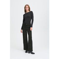 Hose mit weitem Bein und Karomuster
