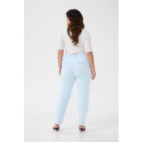 Schmale Strickhose mit Bindegürtel