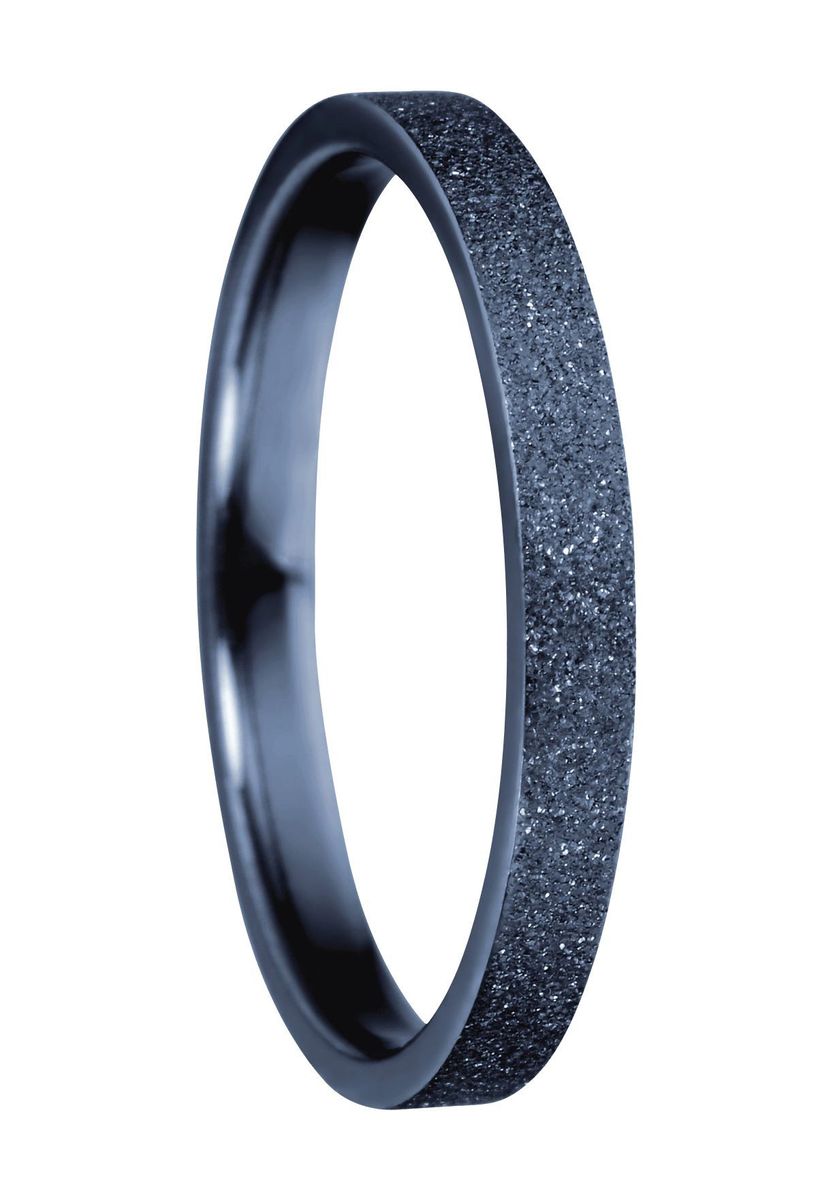 Blauer Edelstahl Ringeinsatz