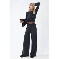 Weite Hose aus weichem Modal-Jersey