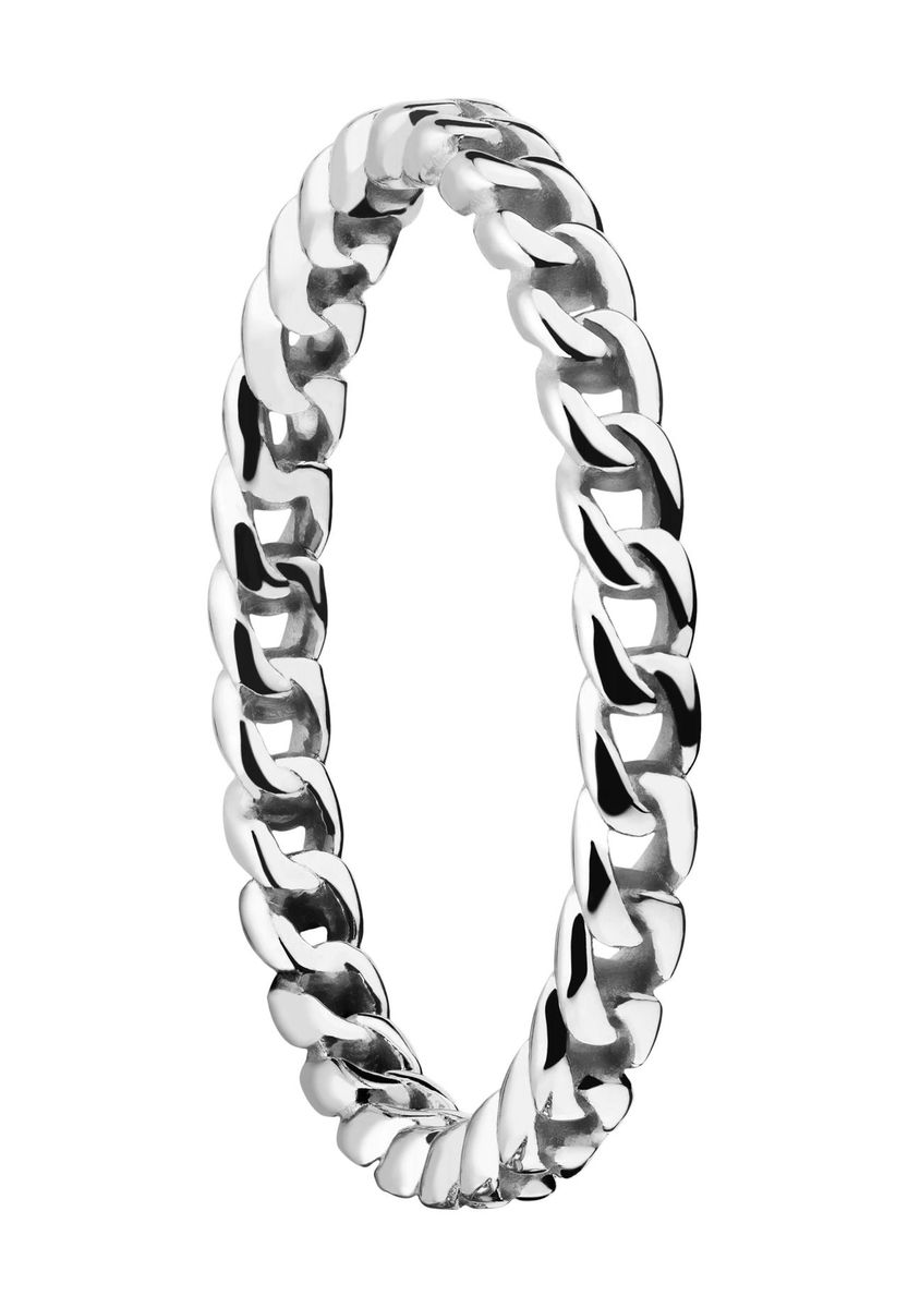 Edelstahl Gliederketten Ring