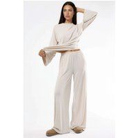Weite Hose aus weichem Modal-Jersey