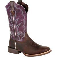 Belüftete Westernstiefel aus echtem Leder