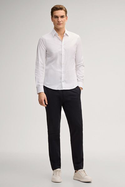 Joop! Hank Chino Dunkelblaue Slim Fit Baumwoll-Stretch Hose