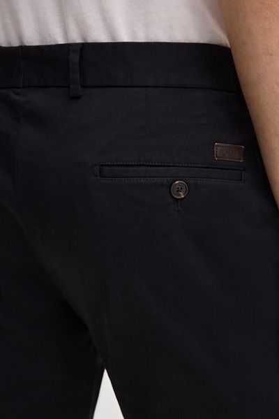 Joop! Hank Chino Dunkelblaue Slim Fit Baumwoll-Stretch Hose