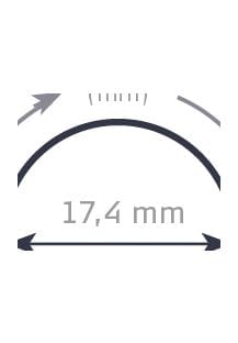 Silberner Kugel Design Edelstahl Ring