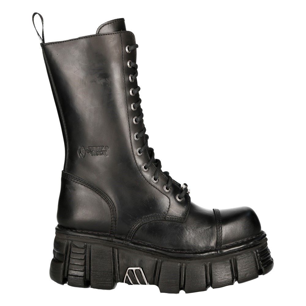 Hohe Plateau-Schnürstiefel