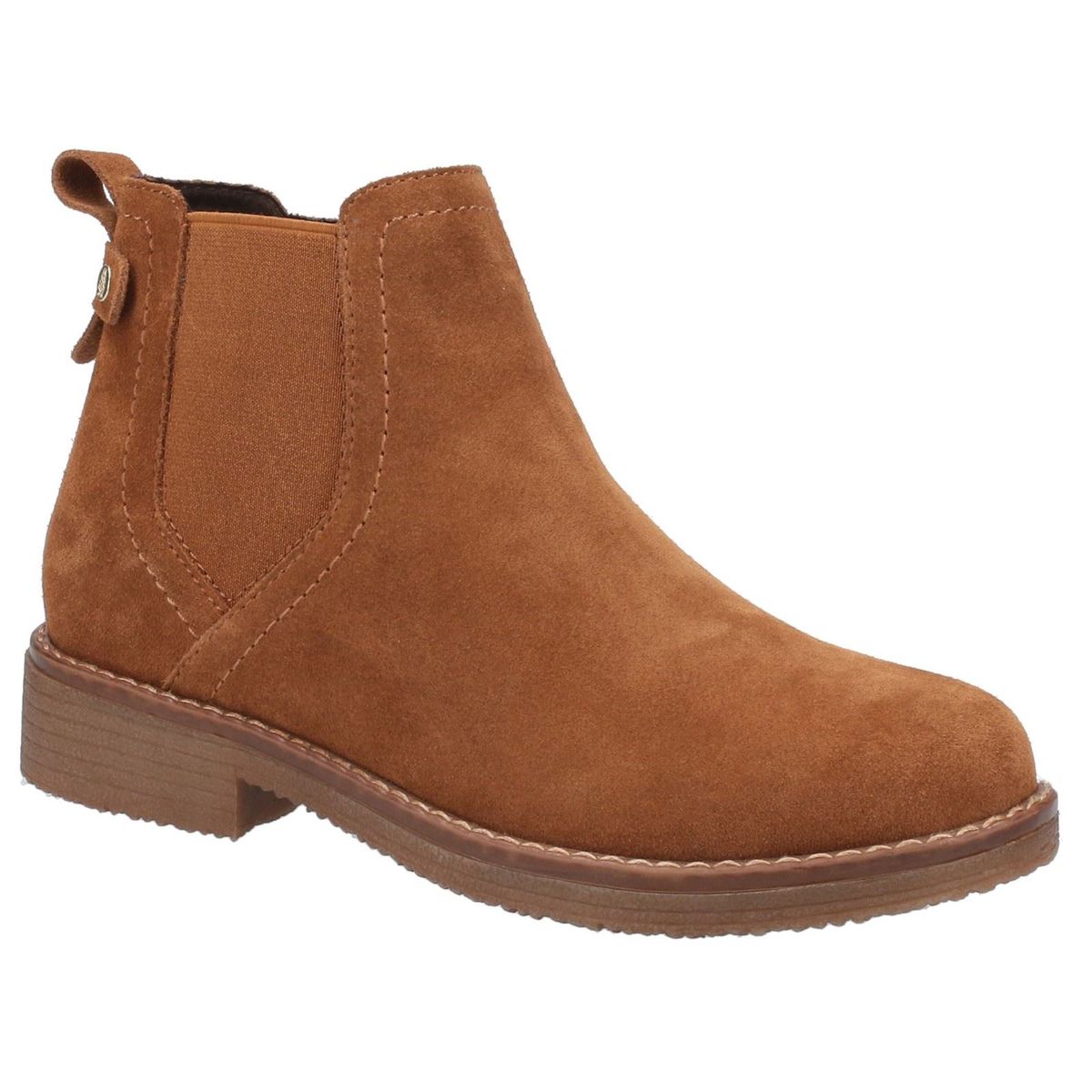 Chelsea-Boots aus Wildleder mit Elastikeinsatz