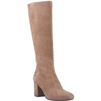 Klassische kniehohe Wildlederstiefel