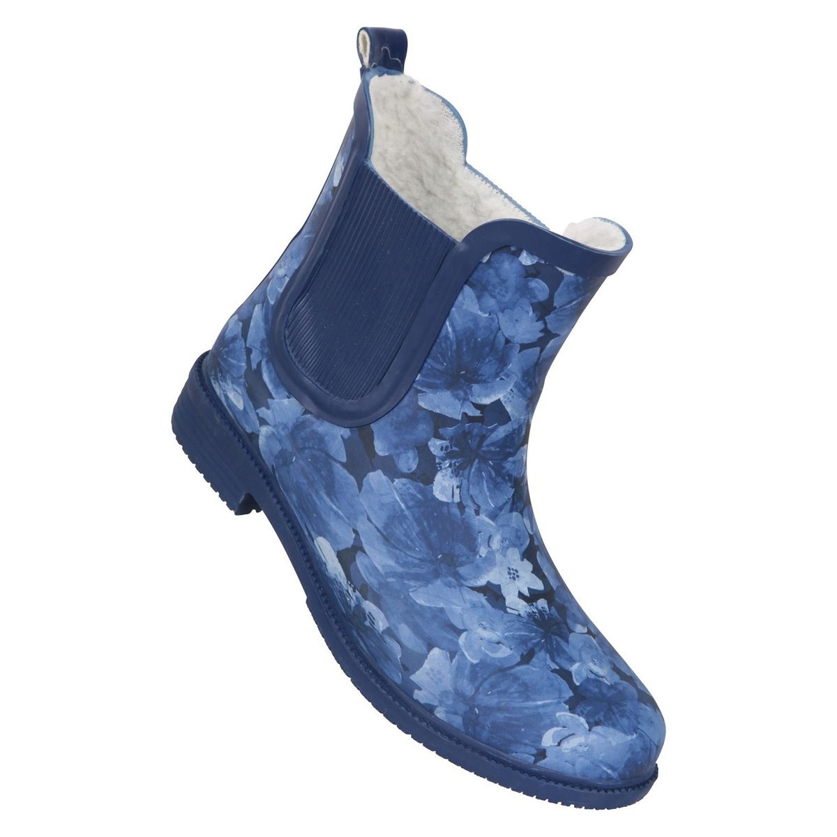 Chelsea-Gummistiefel mit floralem Print
