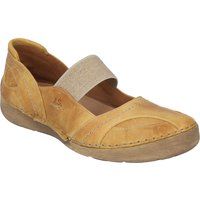 Leder-Spangenschuhe mit elastischem Riemen