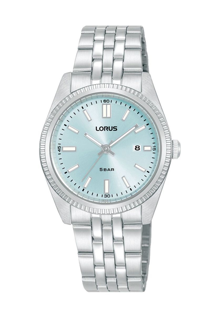 Türkisfarbene Zifferblatt Edelstahluhr