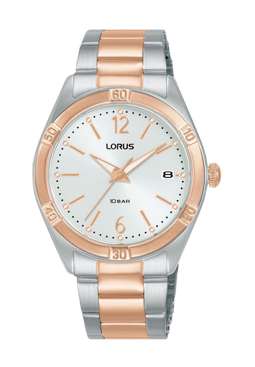 Zweifarbige wasserdichte Damenuhr