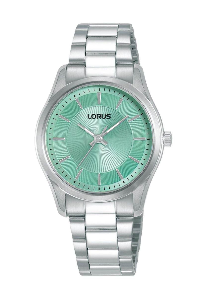 Elegante silberfarbene Damenuhr