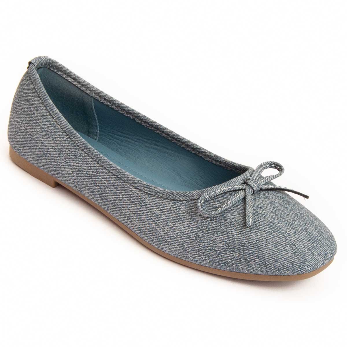 Lässige Textil-Ballerinas