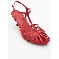 Riemchensandalen mit Cage-Design