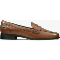 Eleganter Leder-Slipper mit Penny-Riemen
