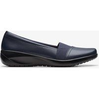 Klassische Keilabsatz-Loafer mit elastischen Einsätzen
