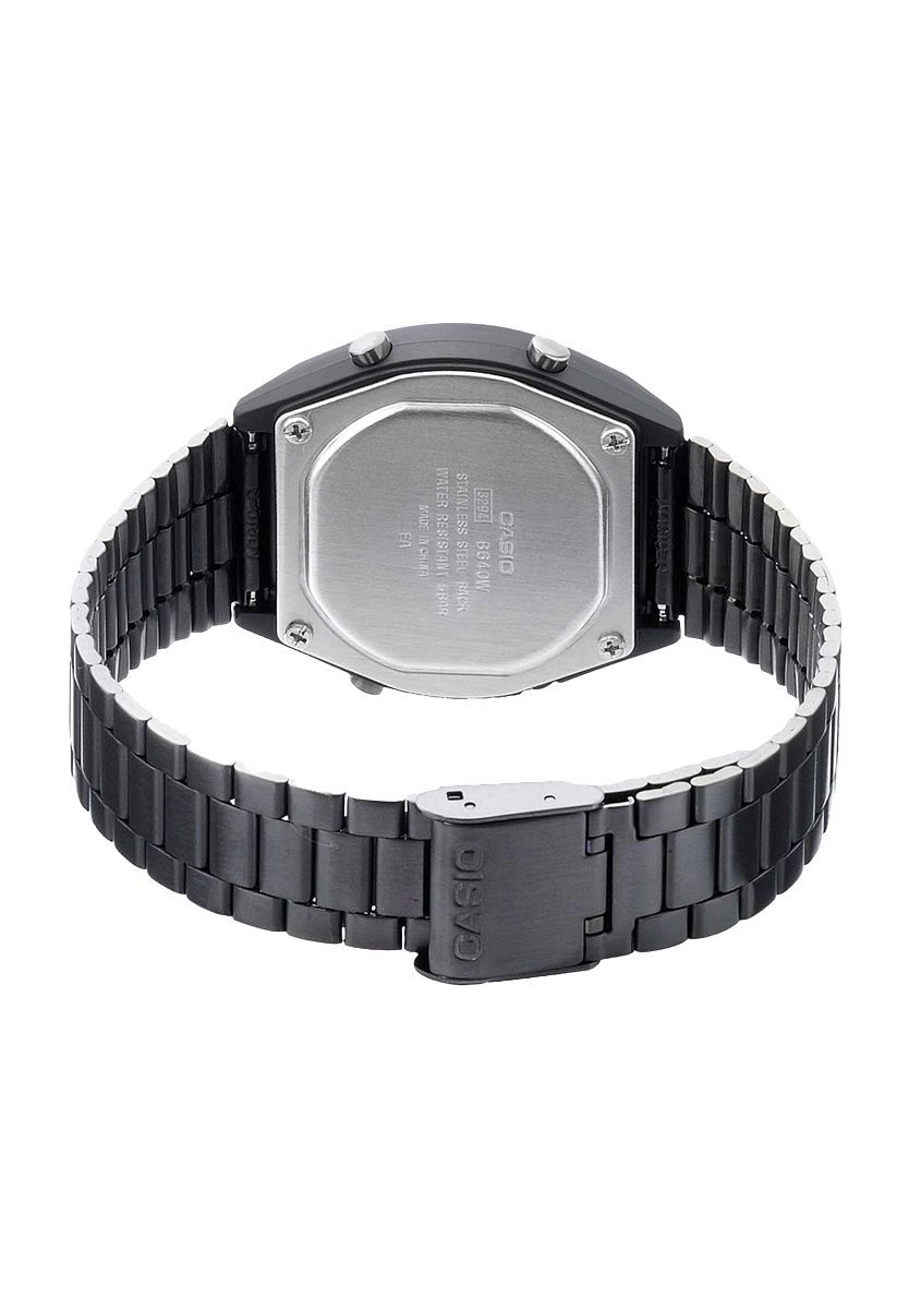 Retro Digitaluhr mit Edelstahlarmband