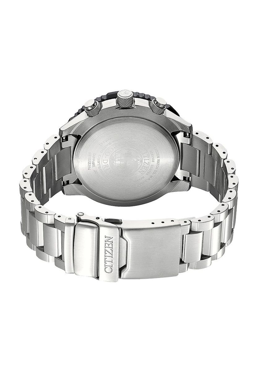 Herren Promaster Silber Chronograph Uhr