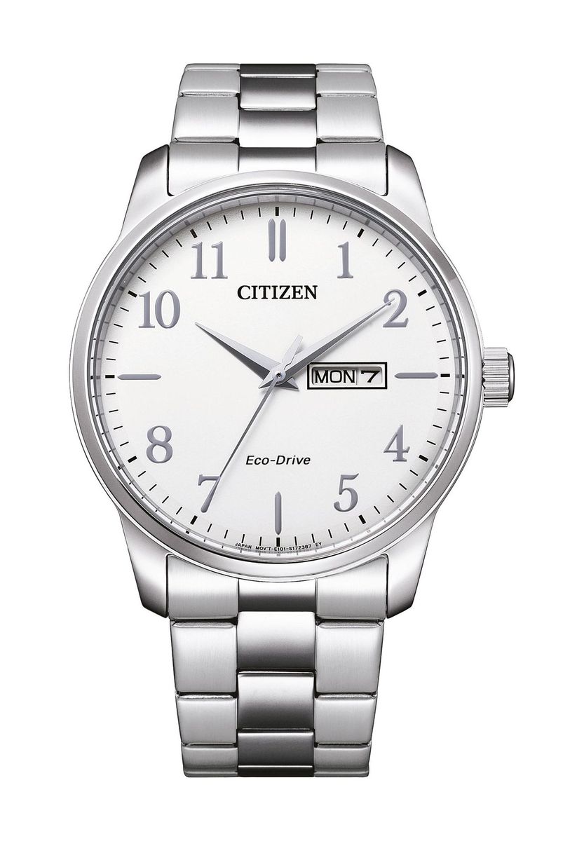 Silberne Edelstahl Quarz Analog Uhr