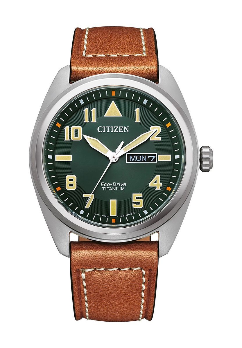 Herren Eco-Drive Titan Feld Uhr