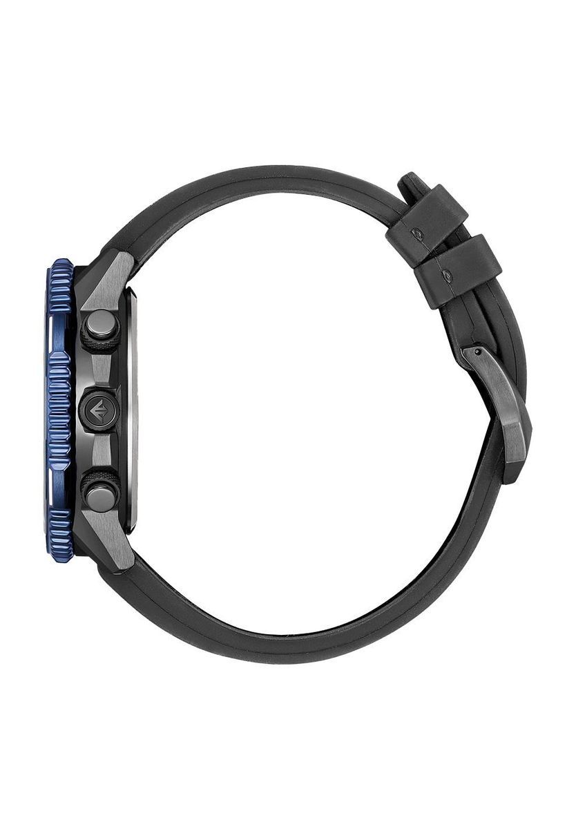 Sportlicher Chronograph mit blauem Zifferblatt