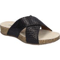 Geflochtene Leder-Sandalen mit Überkreuz-Riemen