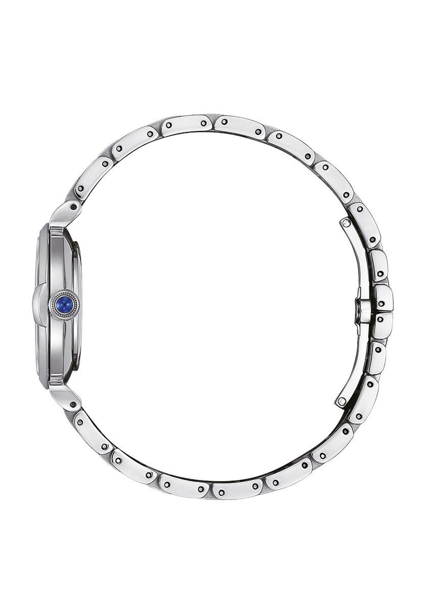 Elegante Perlmutt Eco-Drive Uhr