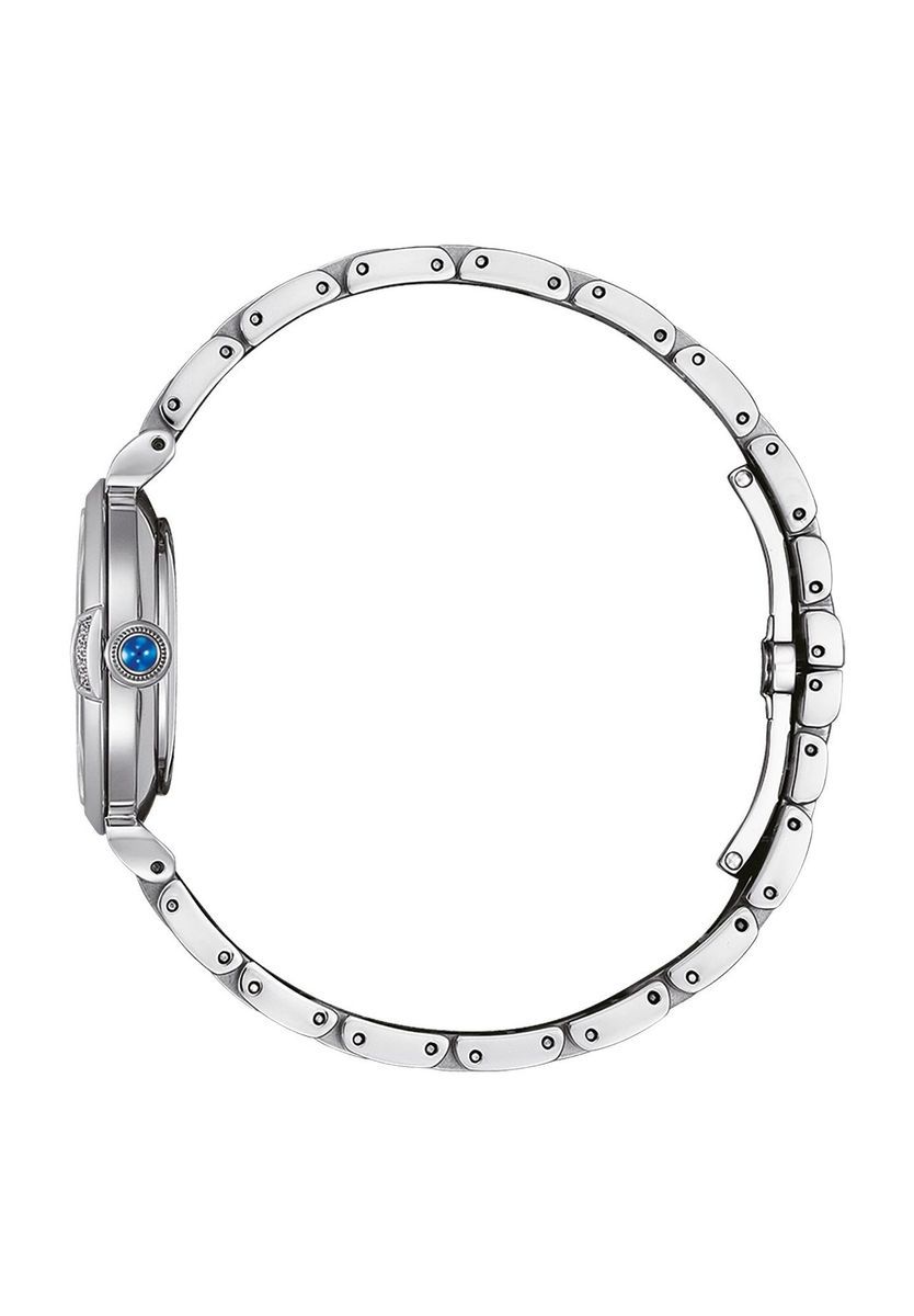 Elegante Damenuhr aus silbernem Edelstahl