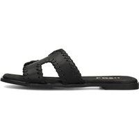 Flache Slipper mit Ziernähten