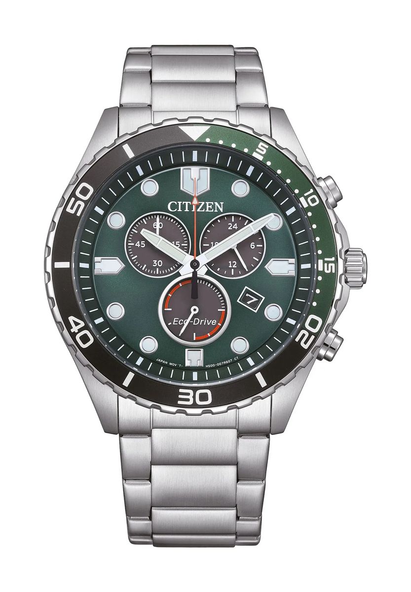Solarbetriebener Chronograph Armbanduhr